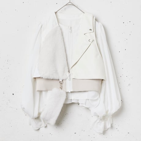 tas tas gilet / SI26V0221（10）white