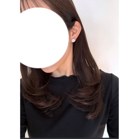ハイカーボンダイヤモンド 0.5ct+メレストーン ピアスorイヤリング