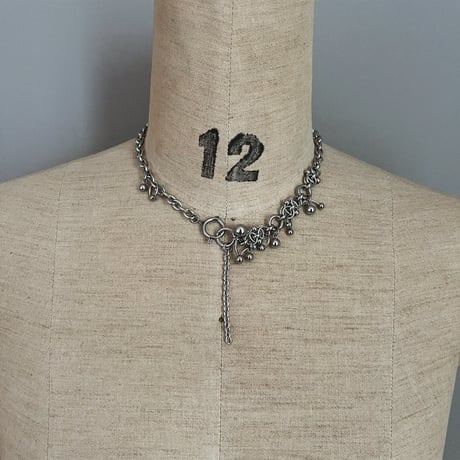 silver chain necklace  009 ⋆ ༘𖤐˒˒* ✦
