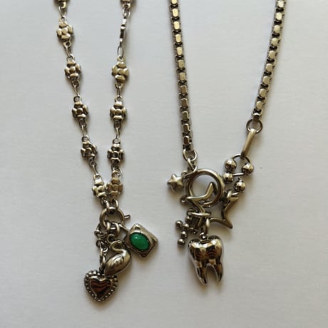 flower chain necklace ⋆₊ ೃ✦☯︎