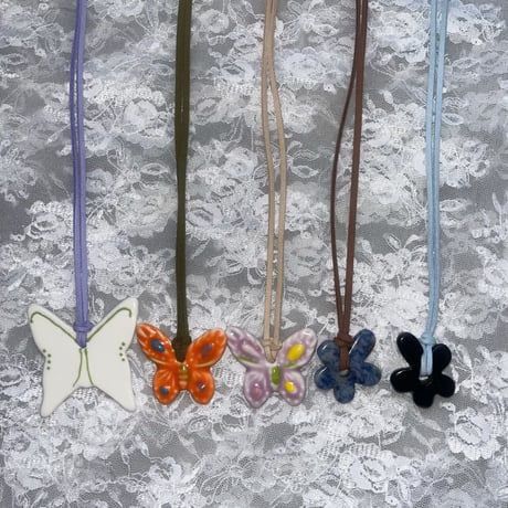 flower code necklace ₊｡ꕤ˚₊⊹-obsidian-
