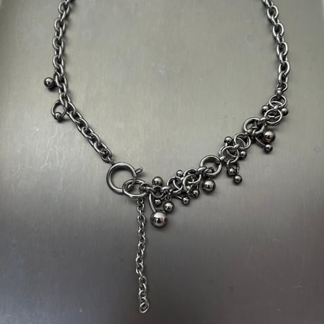 silver chain necklace  009 ⋆ ༘𖤐˒˒* ✦