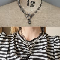 silver chain necklace  008˚⟡⊹₊⋆
