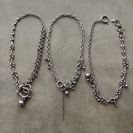silver chain necklace  009 ⋆ ༘𖤐˒˒* ✦