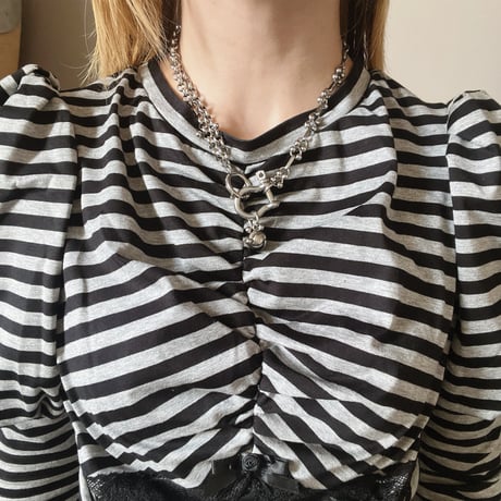 silver chain necklace  008˚⟡⊹₊⋆