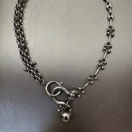 silver chain necklace  008˚⟡⊹₊⋆