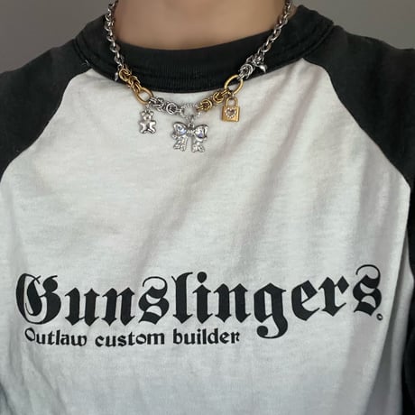 ribbon bijou necklace ೀ⋆⑅˚