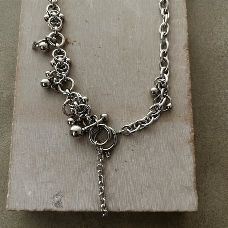 silver chain necklace  009 ⋆ ༘𖤐˒˒* ✦
