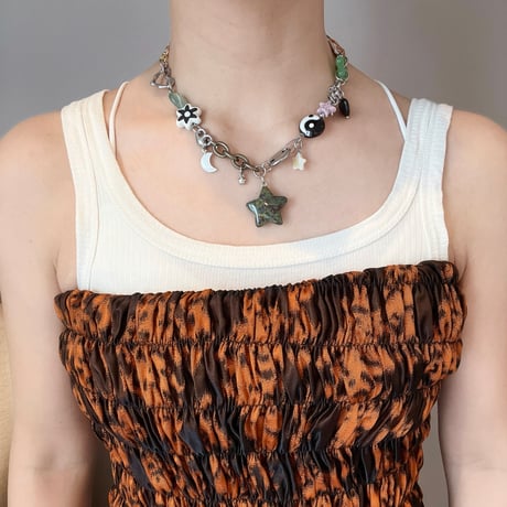 charm necklace ⋆.☯︎🤍ྀི⋆-fortune- | chipie