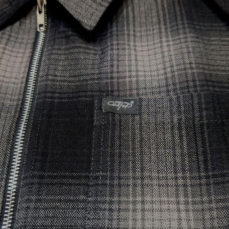 CAL TOP キャルトップ オンブレチェック シャツジャケット チャコール/ブラック OMBRE CHECK SHIRT JACKET CHARCOAL/BLACK CA-007