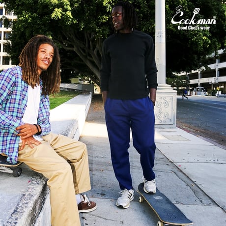 COOKMAN クックマン シェフパンツ セミワイド ネイビー Chef Pants Semiwide Navy 231-43839