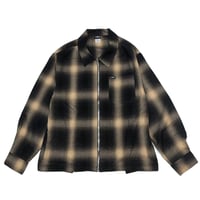 CAL TOP キャルトップ オンブレチェック シャツジャケット ブラウン/カーキ OMBRE CHECK SHIRT JACKET BROWN/KHAKI CA-007