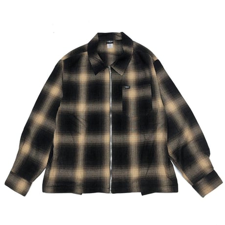 CAL TOP キャルトップ オンブレチェック シャツジャケット ブラウン/カーキ OMBRE CHECK SHIRT JACKET BROWN/KHAKI CA-007