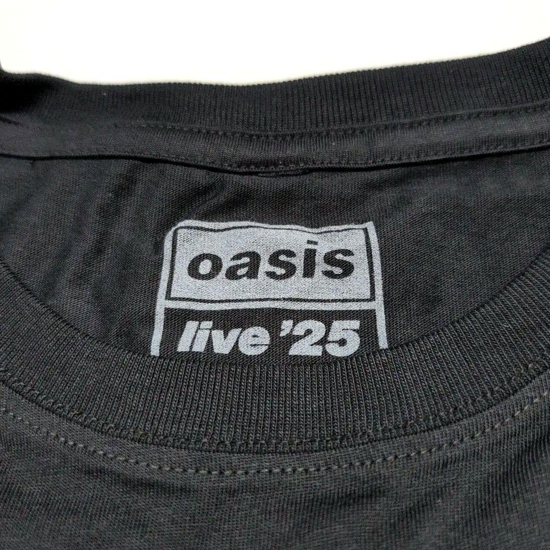 OASIS オアシス ロンTEE バンドTシャツ ツアーグッズ ブラックxブルー