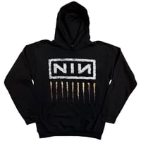NINE INCH NAILS ナインインチネイルズ フーディー パーカー バンドスウェット ブラック Downward Spiral Hoodie