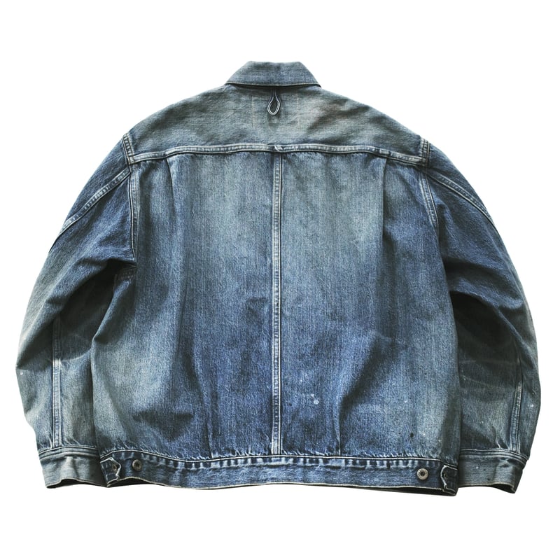 H.UNIT エイチユニット デニムワークジャケット インディゴ Denim work