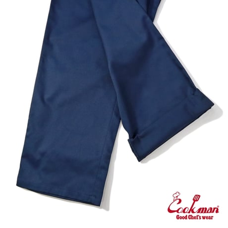 COOKMAN クックマン シェフパンツ セミワイド ネイビー Chef Pants Semiwide Navy 231-43839