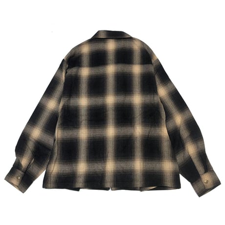 CAL TOP キャルトップ オンブレチェック シャツジャケット ブラウン/カーキ OMBRE CHECK SHIRT JACKET BROWN/KHAKI CA-007