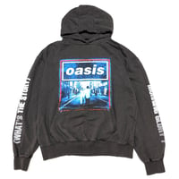 OASIS オアシス フーディー パーカー  バンドスウェット チャコールグレー What's The Story Blue Tone Hoodie 25 Ex-Tour