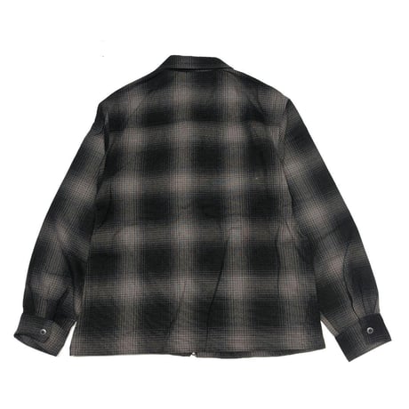 CAL TOP キャルトップ オンブレチェック シャツジャケット チャコール/ブラック OMBRE CHECK SHIRT JACKET CHARCOAL/BLACK CA-007