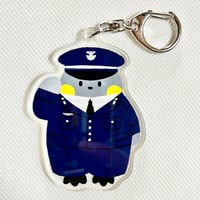 防大ペンギン航空幹部候補生(男性・女性ver)アクリルキーホルダー