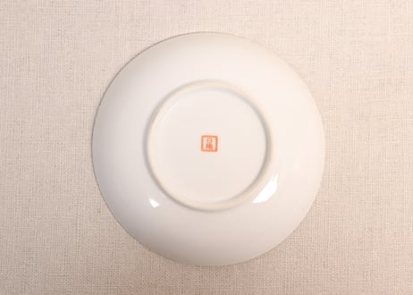 大正～昭和戦前オールドノリタケ鶴図プリント小皿