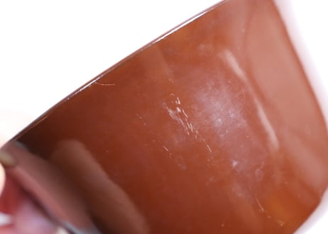 総茶蒔絵霊芝と松梅図箸洗い椀　5客組