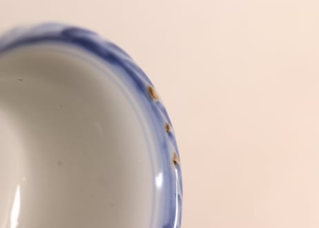 明治前期染付兎図向付①