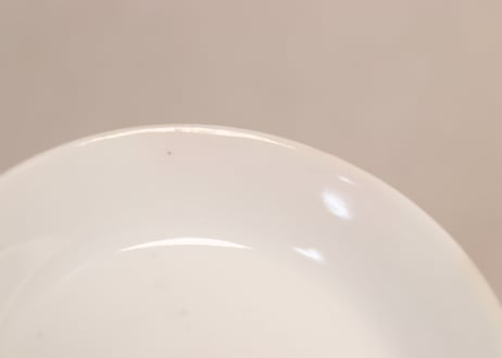 明治後期~大正染付牡丹図蓋茶碗