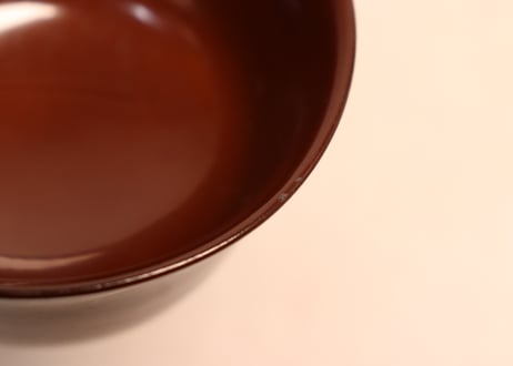 総茶蒔絵霊芝と松梅図箸洗い椀　5客組