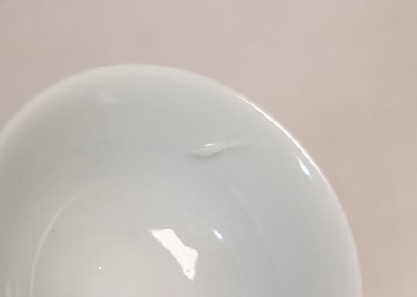 明治前期染付剣先図湯呑