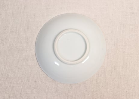 明治後期～大正染付竹格子図小皿