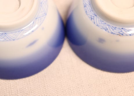 明治後期~大正染付煎茶碗