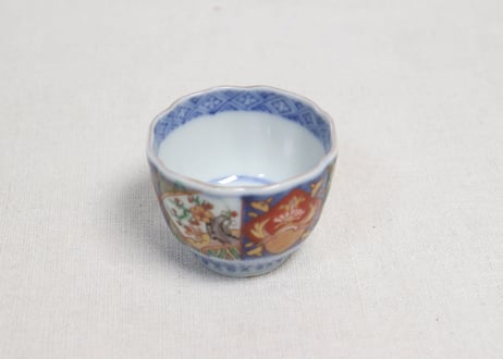 明治前期色絵松竹梅図小向付
