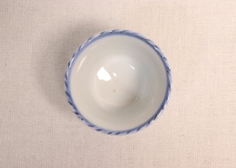 明治前期染付兎図向付①