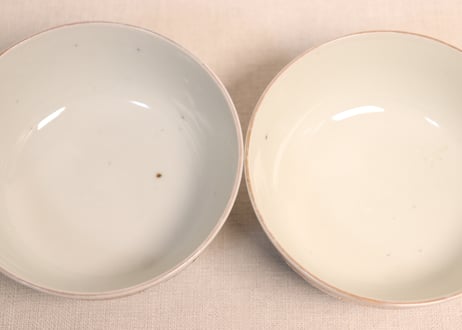 明治前期色絵松竹梅図蒸茶碗