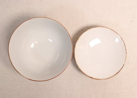 明治後期~大正九谷焼色絵松竹梅図蓋茶碗