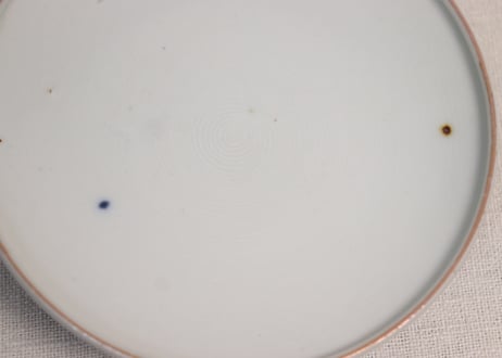 明治前期色絵菊と菱花図蒸茶碗