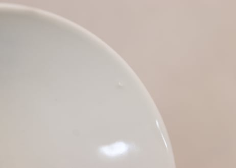 明治後期～大正染付渦巻図蓋茶碗