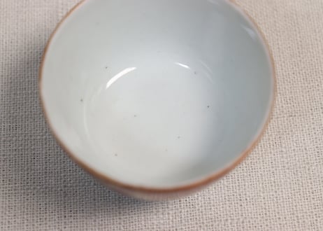明治前期色絵屋敷と花図煎茶碗　5客組