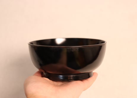 総黒蒔絵牡丹図菓子椀②小傷