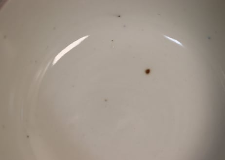 明治前期色絵松竹梅図蒸茶碗