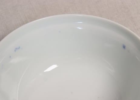 明治後期~大正染付松竹梅図蓋茶碗