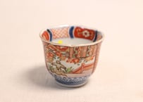 江戸幕末色絵御簾と桜図小向付②部分甘手