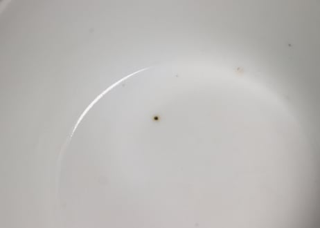 明治後期~大正染付牡丹図蓋茶碗