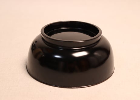 総黒蒔絵牡丹図菓子椀②小傷