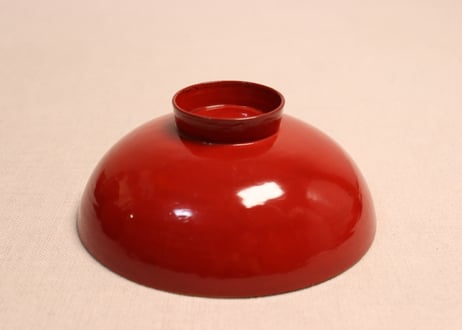 皆朱蒔絵松鶴図吸物椀①