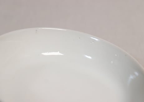 江戸幕末染付四君子図蓋茶碗