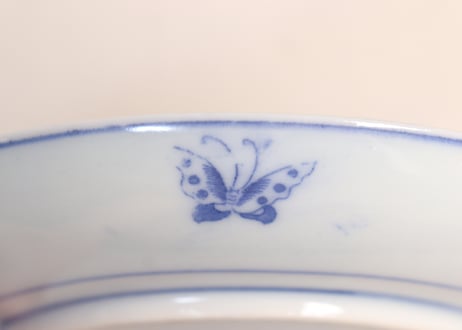 明治後期~大正銅判夜桜花見図6寸皿①