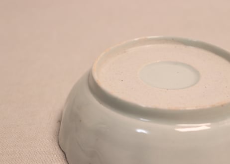 江戸後期染付草花割絵図なます皿③ノミホツ,フリモノ,少かたつき